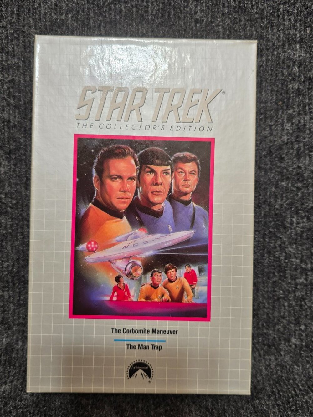 Star Trek TOS Collector’s Edition VHS – The Corbomite Maneuver / The Man Trap –